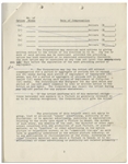 Larry Fine Contract Signed Three-Times With Comedy III Productions, Dated May 1959 -- Initialed in Several Places as Well -- 12pp. Measures 8.5'' x 11'' -- Very Good Condition